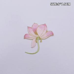 ⚑DIY Clothes Decoration Crafts Embroidered Flower Applique Fabric Collar Sew Iron On Patches For Wedding Gown Dress Jeans