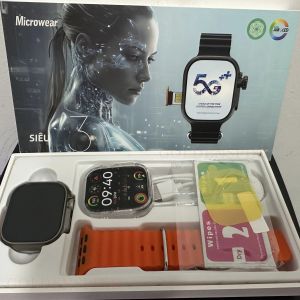 Đồng Hồ Thông Minh Microwear AI3 Ultra 4G Android AMOLED HD Màn Hình Cảm Ứng GPS WiFi Bluetooth Đồng Hồ Thông Minh Có Camera Dành Cho Nữ Theo Dõi Sức Khỏe Máy Đo Nhịp Tim
