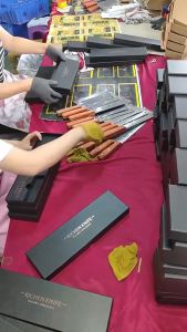 มีดปลายแหลม ทำครัว มีดเดินป่า หั่น ซอย แล่ แถมซองใส่มีด