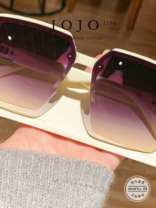 New JOJOS L. PD. Beige Color Sunglasses UV Protection No Frame Womens Square Face Suitable Sunglasses for Spring Season