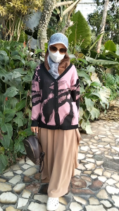 KENZADA JANGKAR KNITE EXPERIMENTAL KARDIGAN RAJUT TEBAL CARDY LUCU A KOREA