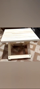 Solid wood folding stool - Portable household solid wood bench - Outdoor fishing chair - Small stool