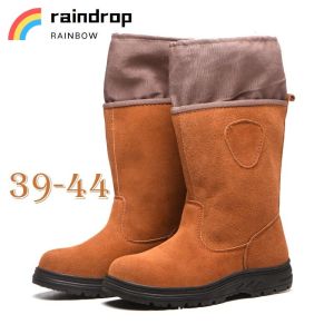 🌈 SAFETY รองเท้า บูทเซฟตี้ 🌈 หัวเหล็ก-พื้นเหล็ก กันน้ำมัน กันกรดด่าง สูง 15 cm work shoes 👌 Presale