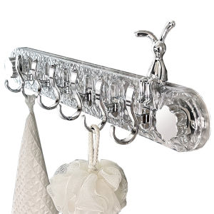 Móc Treo Tường Sang Trọng Móc Treo Khăn Phòng Tắm Móc Treo Quần Áo Móc Treo Không Cần Khoan Móc Treo Bằng Nhựa Chịu Lực Cao