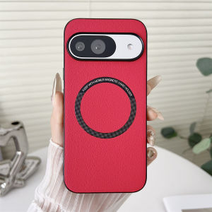 szhaiyu | For Magsafe Wireless Charging PU Leather Pattern Phone Case for Google Pixel 10 9 Pro XL 7A 8A 9A 9Pro Magnetic Protective Cover