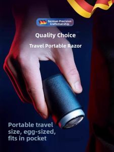 MONLEYTA | Portable Mini Electric Shaver German Quality Travel Friendly Gift For Boyfriend Multi-Function Grooming Razor Seven Blade Heads