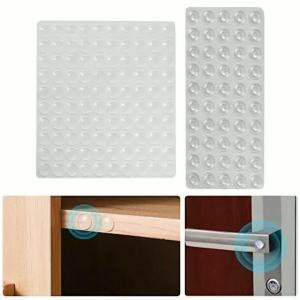 10050 PCS Round Rubber Bumpers Soft Transparent For Pads for Effective Noise Reduction Protects Furniture and Cabinets