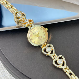 Brand Women Watches Fashion 2024 New Design Light Luxury Ladies Watch Steel Band Golden Silver No Tarnish Wrist Watch For Women