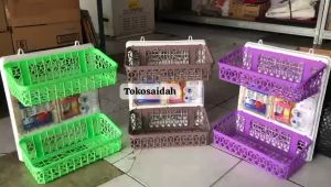 RAK KAMAR MANDI RAK KOSMETIK JOYCE RAK TEMPAT SABUN DAN SHAMPO