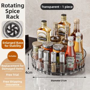 ZEXI | Rotating Spice Organizer Multi-functional