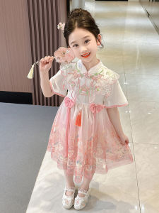 Girls Ancient Chinese Clothing Dress Summer New Baby Girls Chinese Ancient Style Super Fairy Skirt Summer Dress Little Girl Chinese Style Gauze Skirt