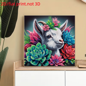 other | 2d/flat 1 Piece Diamond Painting Frameless Painting animal pattern canvas Material ideal gift for living room and corridor