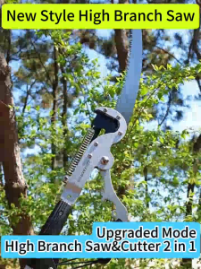 【Saw&Cut 2 in 1】High branch cutting pole saw 3/5/7M High Branch Saw Cutter With Pole High branch trimming saw Telescoping Garden Saw High AltitudeBranch Pruning Saw Hand Tools High branch pruning saw Pruning saw for trees