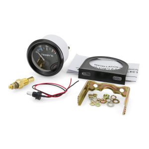 Auto Car 2" 52mm Water Temp Gauge 40~120 Celsius Temperature Meter Sensor 1/8NPT Gasoline Car 12V Auto Instrument Black Shell