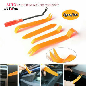AUTOFun Car Door Panel Removal Tools Audio Trim Removal Kit Auto Nail Puller Door Clip Dash Pry Tool