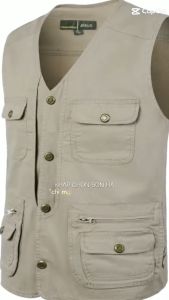 Áo gile nam áo lính nhiều túi chất kaki thấm hút tốt mang đến phong cách thời thượng cho phái mạnh - mã T20