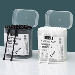 สำลี, วัสดุ ก้านไม้ จัดส่งจากประเทศไทย สำหรับบาดแผล ปลอดภัย เครื่องมือแคช้หู 100 ชิ้น ไม้พันสำลี