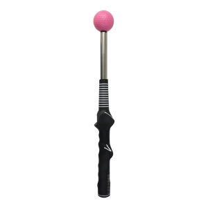 GOG | Golf Swing Trainer with Rubber Grip and Sound Feedback Stainless Steel Shaft