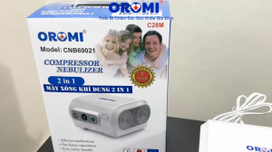 Máy xông khí dung và hút mũi OROMI C28M - Dòng CHUYÊN XÔNG tích hợp hút 2 trong 1