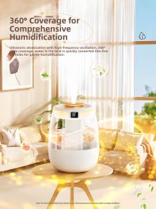 HOOYS | Quiet Purifying Humidifier for Bedroom Baby Pregnancy Office Desk