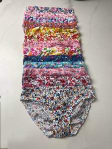 COD   Womens Panties Printed Floral Panty  12pcs per Pack Assorted Design & Color