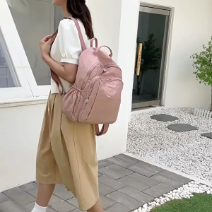 Tas Rasnel Wanita Colorful Fox 3001 Backpack Wanita Waterproof Motif Floral Elegan - Tas Ransel Import Multifungsi