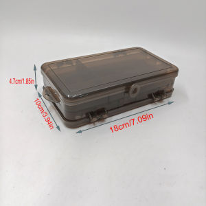 Double Sided Bait Box Fishing Hook Fake Bait Soft Bait Silicone Storage Box Accessories Box Lure Box Fishing Gear Box