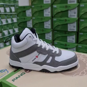 รองเท้าเซฟตี้ แพงโกลิน รุ่น 2402 หุ้มข้อ หนังแท้ หัวเหล็ก (CEMENTING) ทรงสปอร์ต ตัวแทนจำหน่าย!