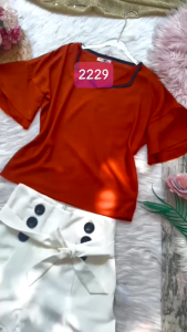 "🎀MYDU SALE | MS 2229 – SET ÁO CỔ LẬT KÈM QUẦN 6 NÚT – FORM CHUẨN THỜI TRANG