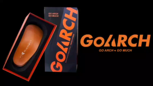 GOARCH Biomechanical Arch Support Orthopedic Insole | 4-Point Precision Arch Support | Relieves Foot Knee & Back Pain | Posture Correction Shoe Insert