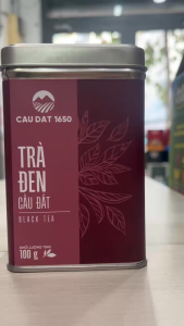 Date 03/28 Trà Đen Cầu Đất Hộp Thiếc 100g