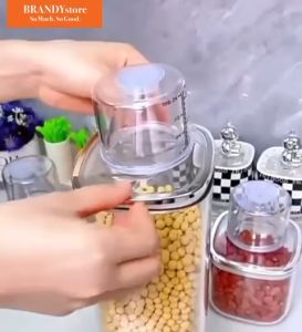 Toples Penyimpanan Makanan Kering Serbaguna Deterjen Tuang