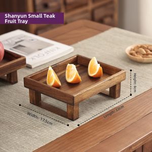 YILI | New Chinese Style Wooden Snack and Fruit Tray