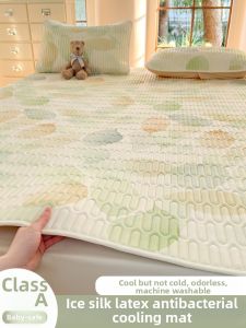 MENGWEIJUE | Summer Cooling Ice Silk Mattress Pad Soft Thin A-Class Maternity Grade