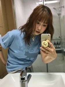 Áo Thun Cotton Tay Ngắn Mùa Hè Thường Ngày Rộng Rãi Cổ Tròn in Họa Tiết Hoa Anh Đào Cho Nữ Thời Trang Thường Ngày