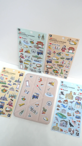 The Artist Collection สติกเกอร์ ชุด I Love Thailand มีทั้งหมด 5 แบบ