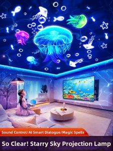 Star Projector Night Light Birthday Gift For Children