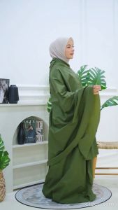 MELIKA - (FREE SAJADAH) MUKENA PARASIT LASERCUT 2IN1 PREMIUM KOREA AREUM