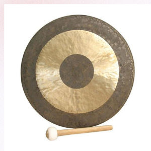 Professional Symphonic Gong Overtone Wind Gong Chau Gong Brass Percussion Instrument for Sound Healing Yoga Meditation Therapy Relaxation
