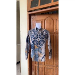 Jayabaya Batik Rangga IV Kemeja Batik Pria Lengan Panjang