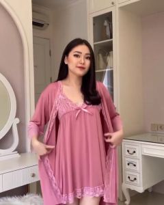 DeSecrettz PRINCESS One Set Kimono Bahan Soft Tulle Bisa COD dan Cocok Untuk Seserahan