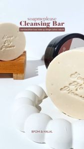 SOAPMEPLEASE REFILL CLEANSING BAR 90gr (Brush & Sponge Cleanser)/ SABUN CUCI KUAS/SABUNCUC ISPONGE