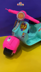 SG TOYS VC 162 Mainan Motor Vespa Anak Mini / Vespa Cilik Dorong Klasik Roda 3 Tiga