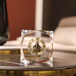 Luxury Crystal Table Clock