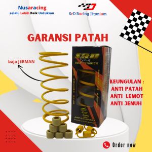 PAKET PER CVT BEAT KARBU SCOOPY KARBU 1500 RPM PER KAMPAS 1500 RPM DAN ROLLER ROLER 7 GRAM 8 G 9 G 10 G RACING