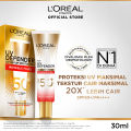L'Oreal Paris UV Defender Invisible Fluid SPF 50+ PA++++ Long UVA 30ml Skincare L'Oreal Untuk Melindungi Kulit Dari Tanda Penuaan Oleh Sinar UV. 