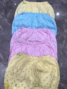 COMBO SÉT 5 CÁI QUẦN ĐÙI PHỒNG COTTON 100% CHO BÉ GÁI (12-18KG)