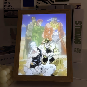 JoJo Adventure Atmosphere Light Painting Decorative Art Creative Childrens Gift Night Light Acrylic Material Customizable