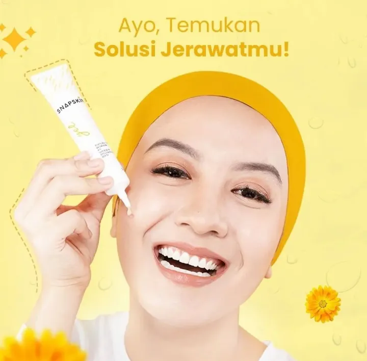temukan solusi wajah jerawat, wajah tampak bersih dan bersinar