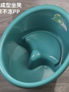 Baby Bathtub round Childrens Bath Bucket Baby Can Sit Bath Bucket Thickened Bath Barrel Plastic Baby Bath Tub